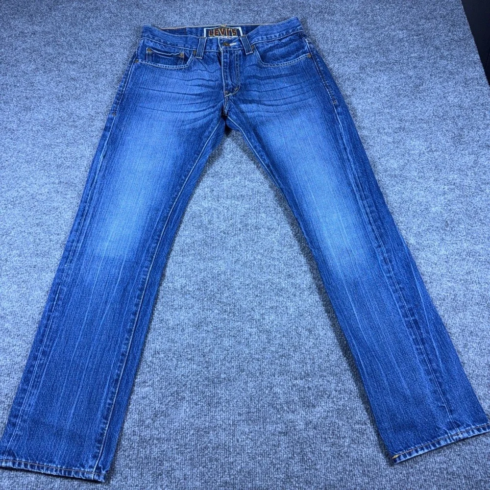 Levis 511 Skinny Jeans Mens Blue Medium Wash Denim Pants 05511-0277 W32 L30